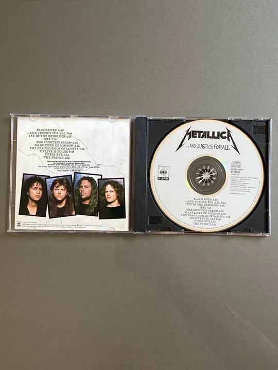 Cd Metallica And Justice For All japonês  - Foto 3