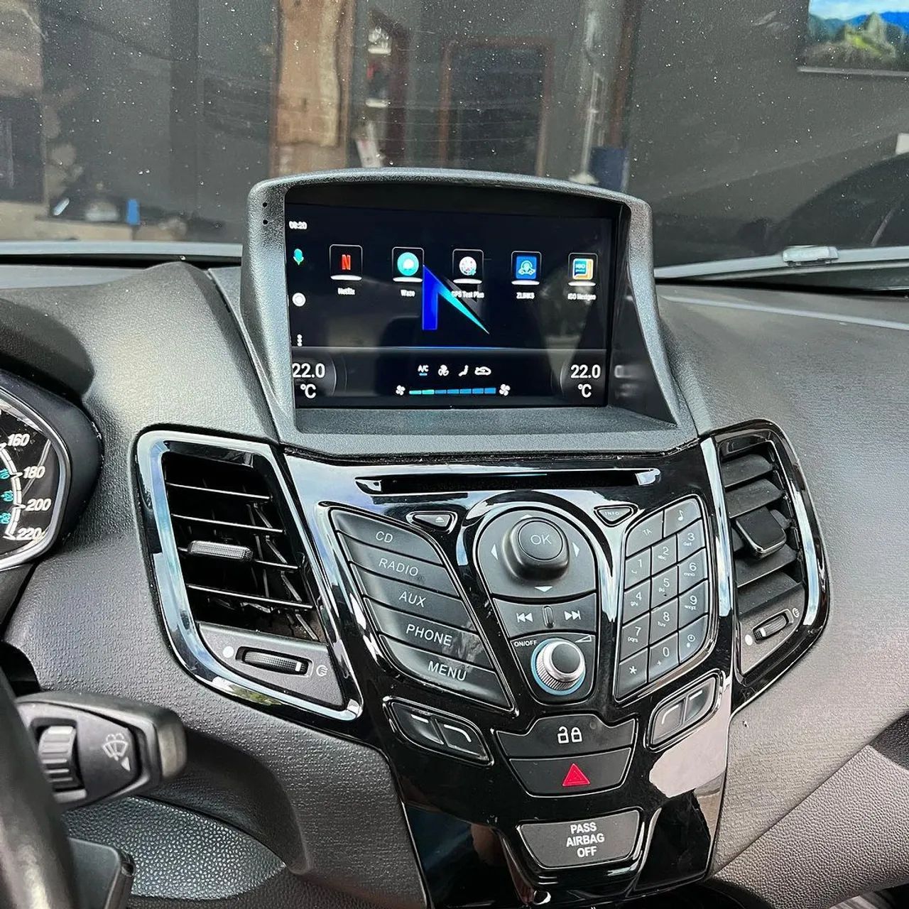 Multimídia ford new fiesta 9 polegadas Carplay sem fio Android auto  - Foto 4