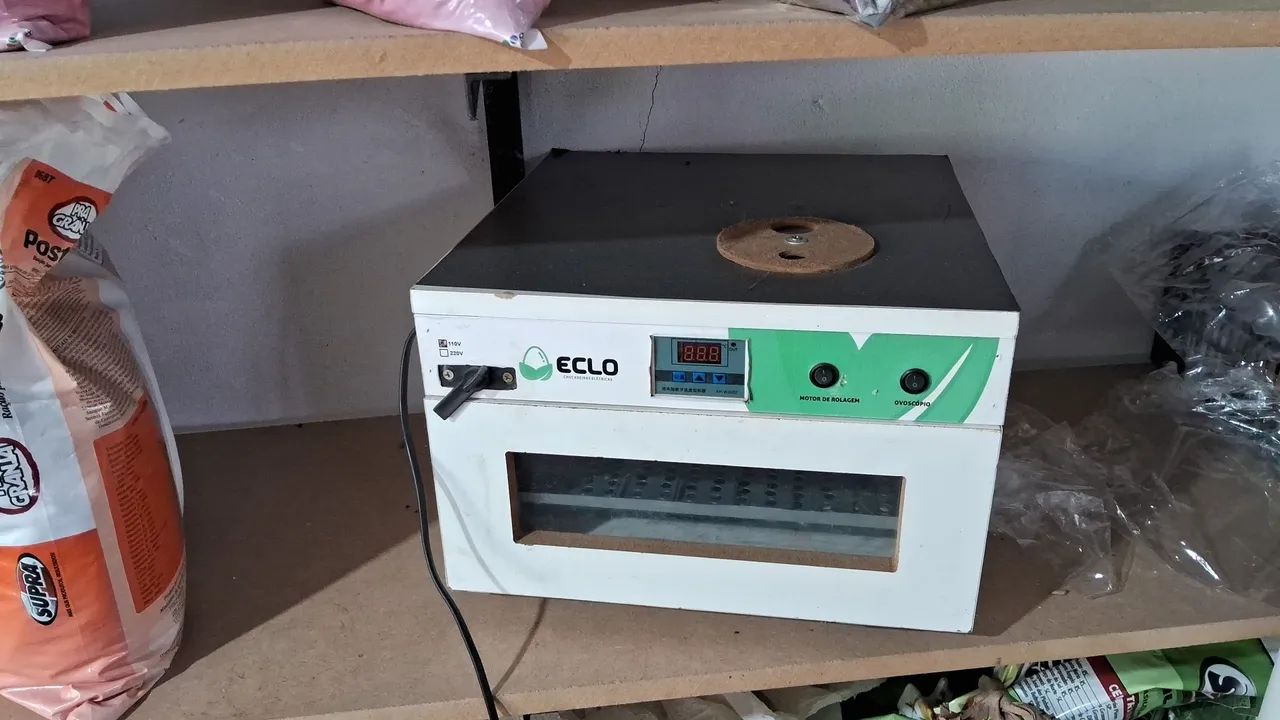 Incubadora de ovos Eclo para 96 ovos
