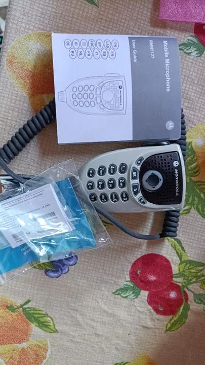 Vendo microfones Motorola zerados original  - Foto 2