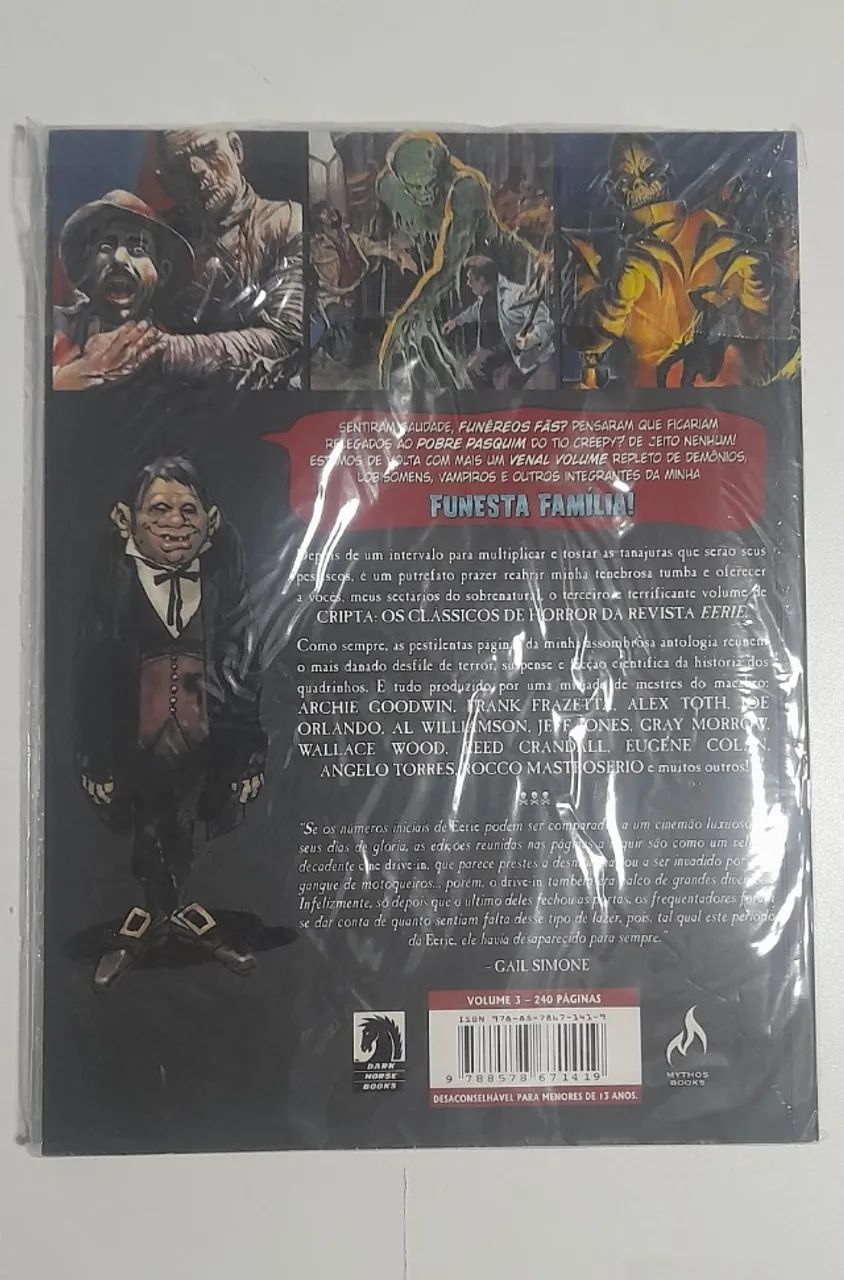 HQ Cripta volume 3 (nova, mas não lacrada) - Foto 2