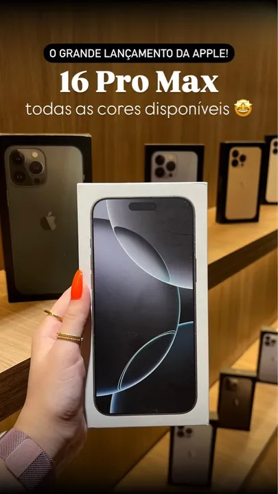 iPhone 16 Pro Max - 256gb - preto