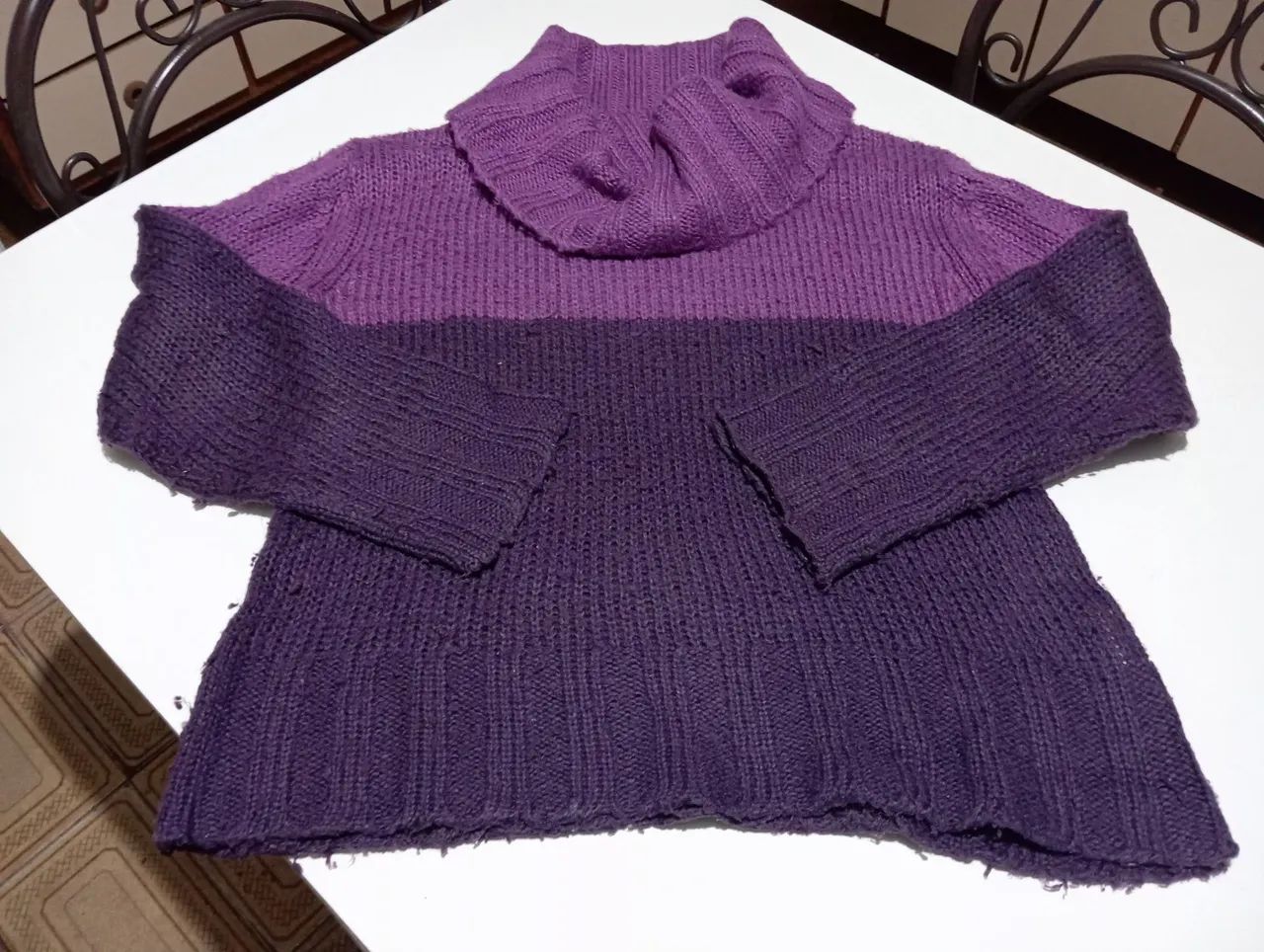 Blusa Tricô com gola alta - Foto 4