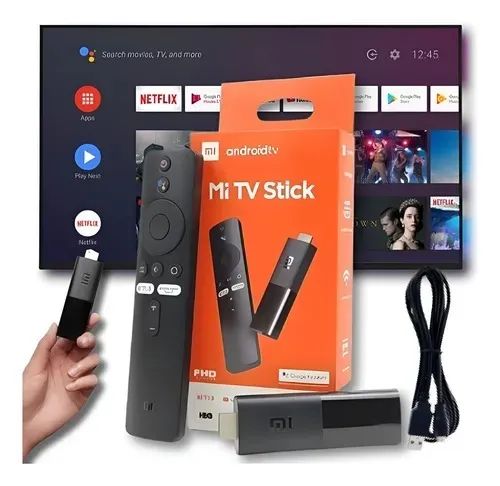 Xiaomi Mi Tv Stick Televisão Full Hd 8gb Controle Por Voz - Loja Coimbra Computadores