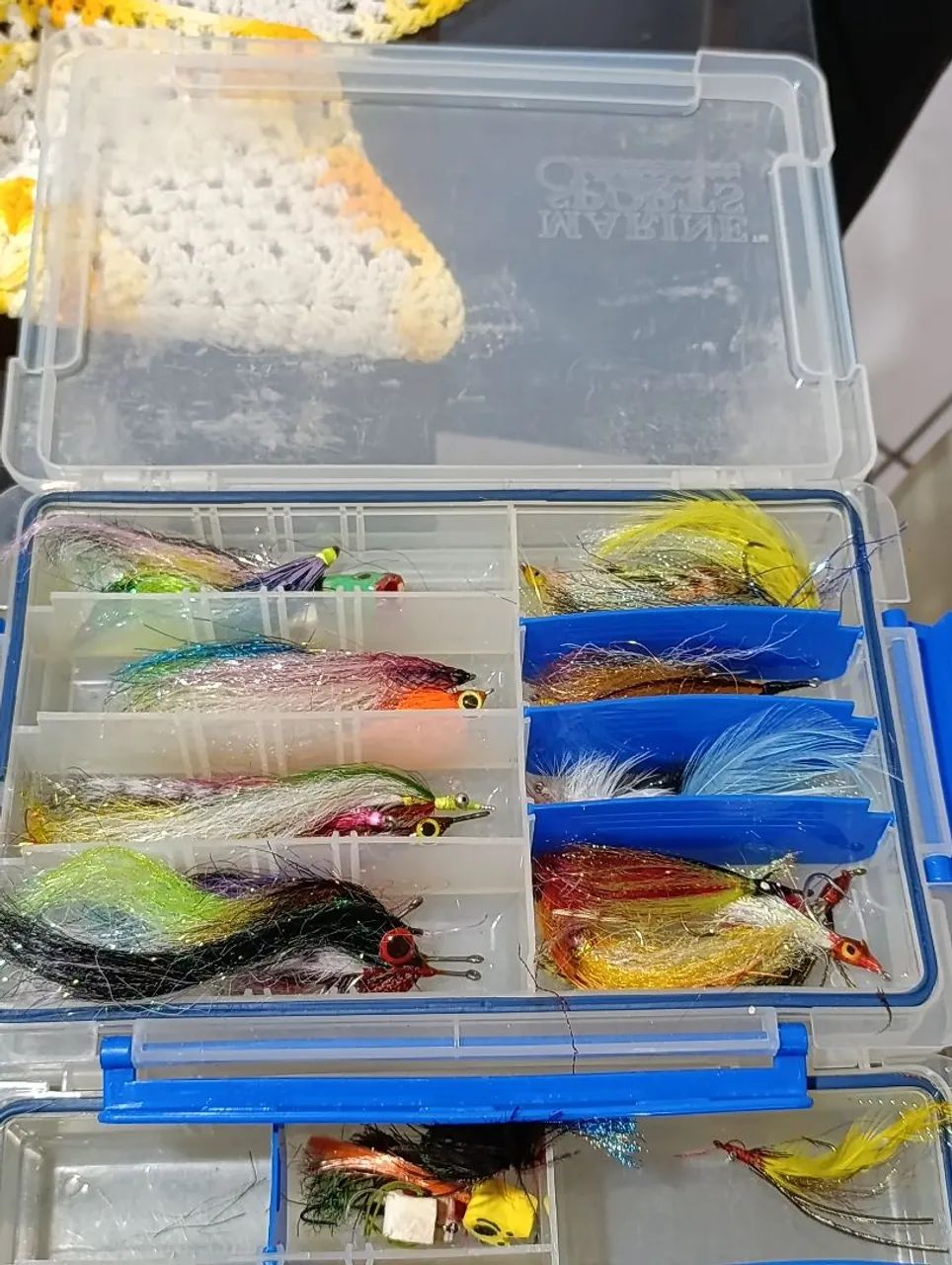 ISCAS DE FLY FISHING DIVERSAS COM ESTOJOS E BOLSA - Foto 2