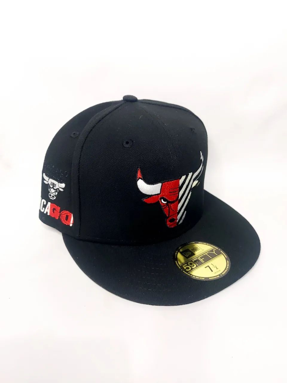 Boné Chicago Bulls preto - New era - 59fifty - Nba