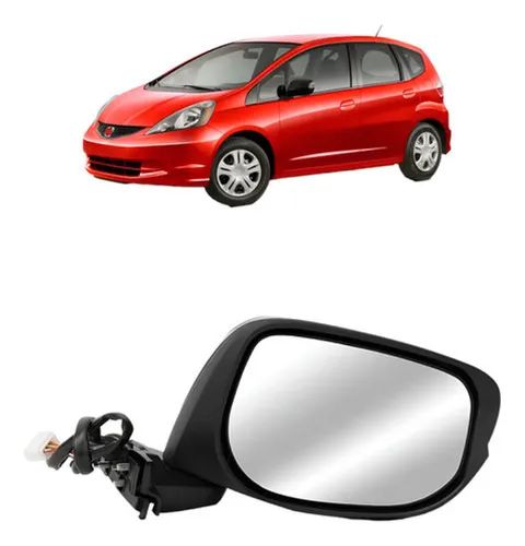 Retrovisor Eletrico C/ Pisca Fit 2009 A 2014 Primer