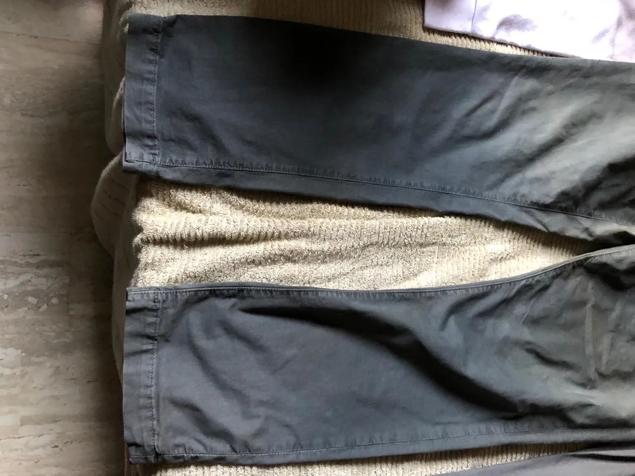 Calça Chino Sarja Cinza American Eagle - Foto 5