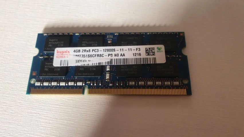 Memória Ram 4GB 2RX8 PC3 12800s