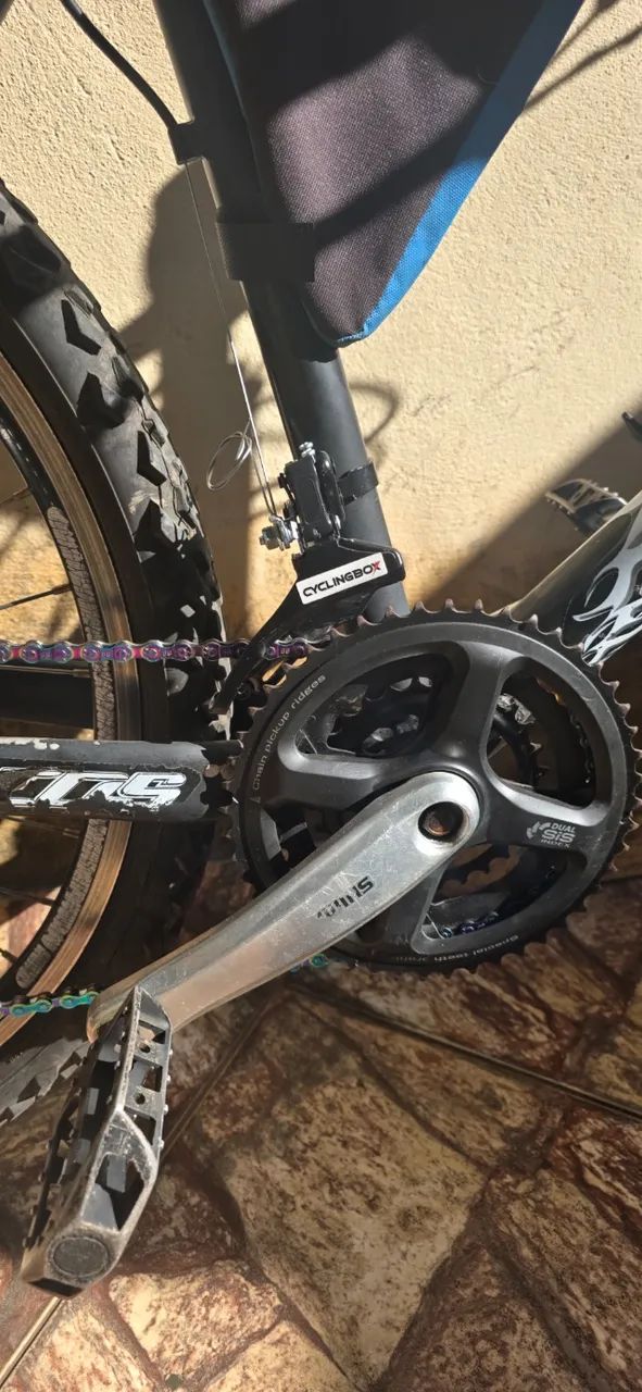 Bicicleta Aro 26 21 marchas  freio v-brake passador shimano - Foto 4