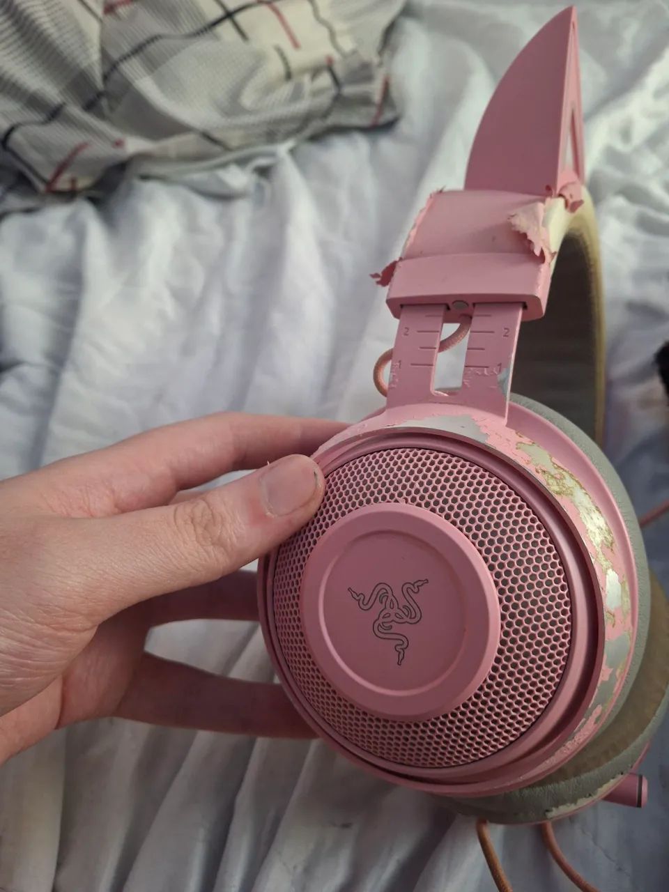 Razer Kraken Kitty Quartz Pink Original - Foto 2