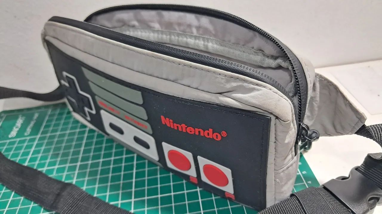 Bolsa pochete controle Nintendinho Nes original Zara - Foto 6