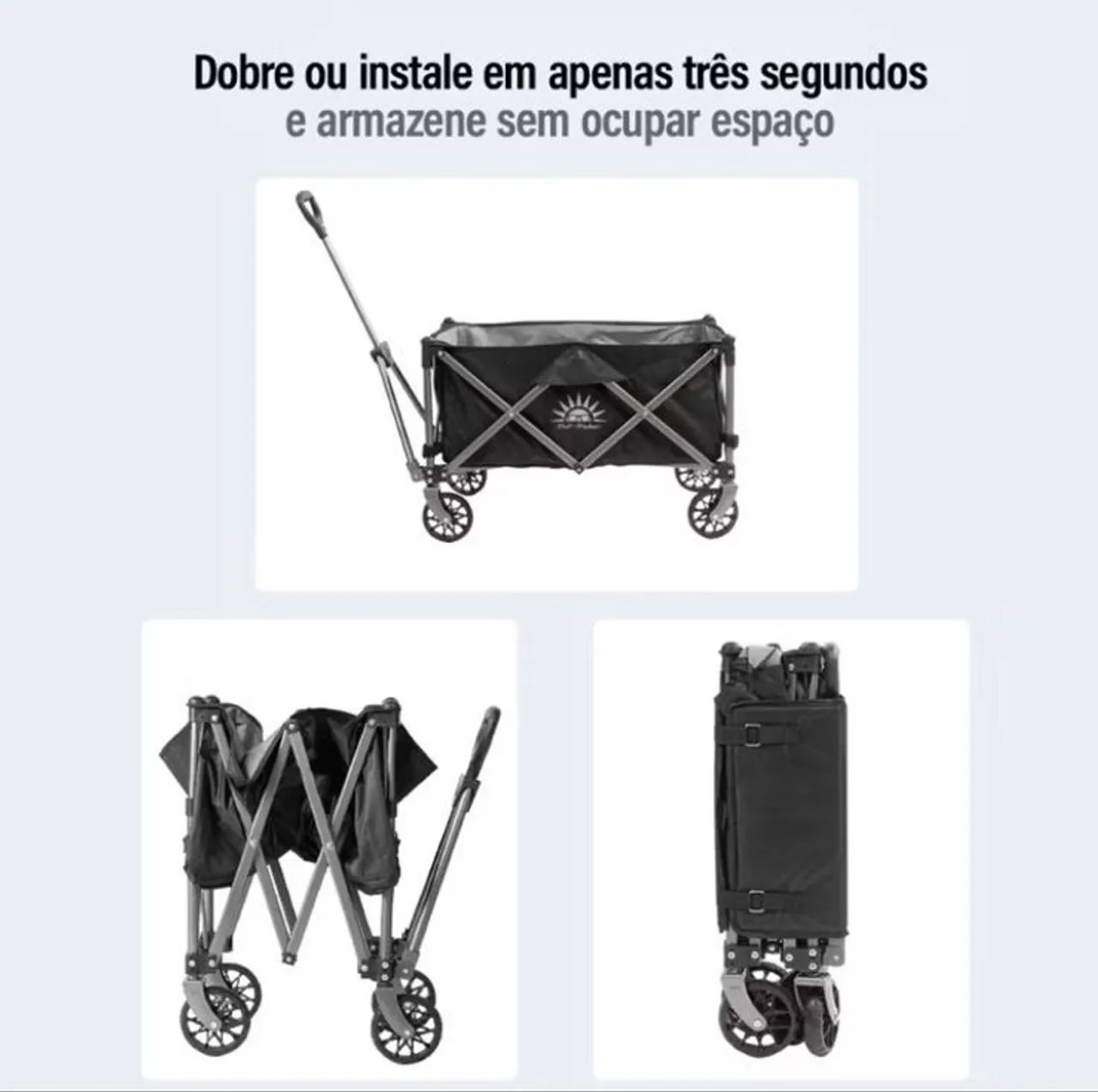 Carrinho Multiuso - Para Feira, Acampamento  - Foto 6