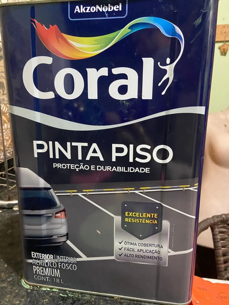 Tinta para Piso Coral Pinta Piso 18L