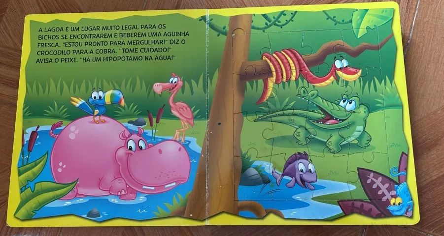 Quebra cabeça/ 5 em 1 em formato de livro  - Foto 3