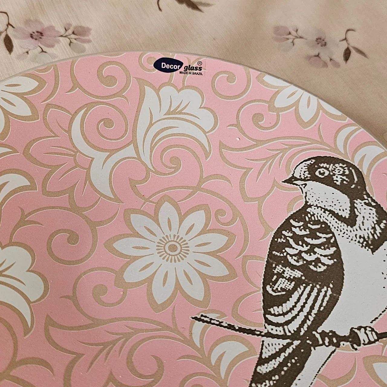 Pratos Decorativos com Estampa de Pássaros - Foto 2