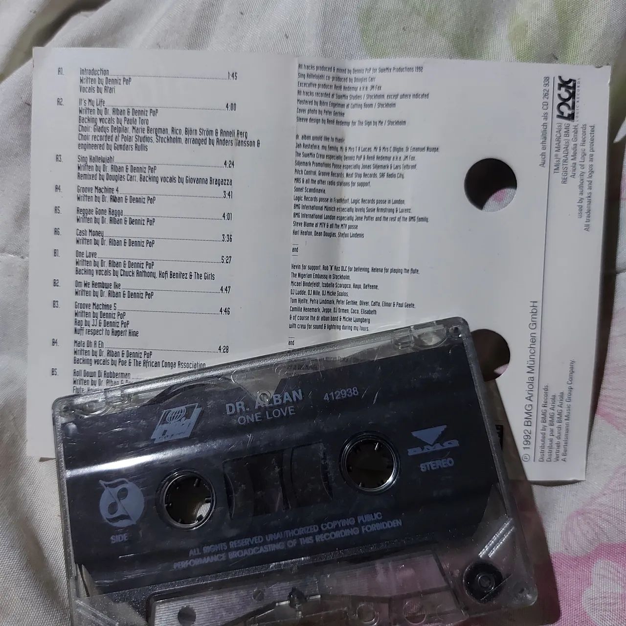 Fita cassete Dr.Alban One love, the love - Foto 3
