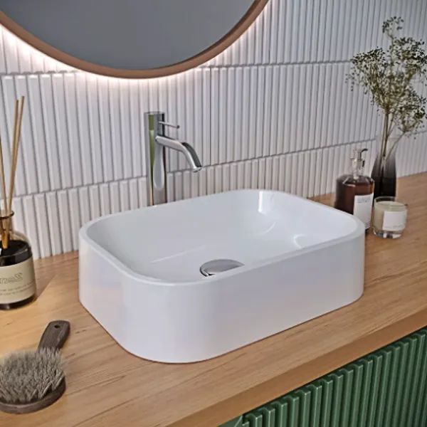 Cuba para Banheiro Retangular ( Sobrepor )