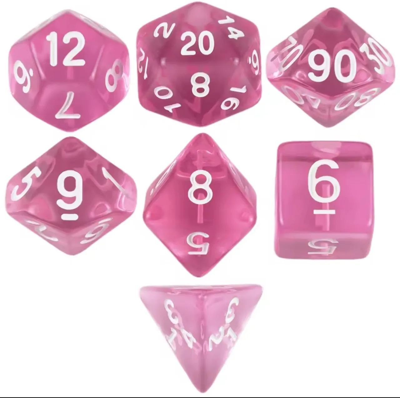 Kit 7 dados poliedros - vários modelos disponíveis - Foto 4
