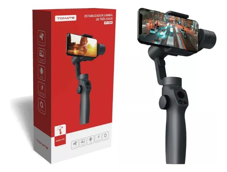Gimbal Para Celular Tomate Mty-8008 Preto