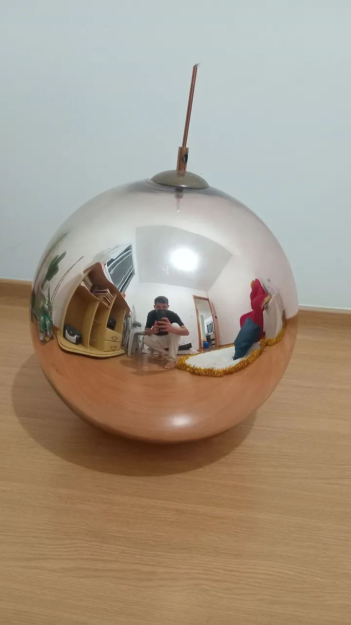 Luminária Esférica Decorativo Refletor Gigante