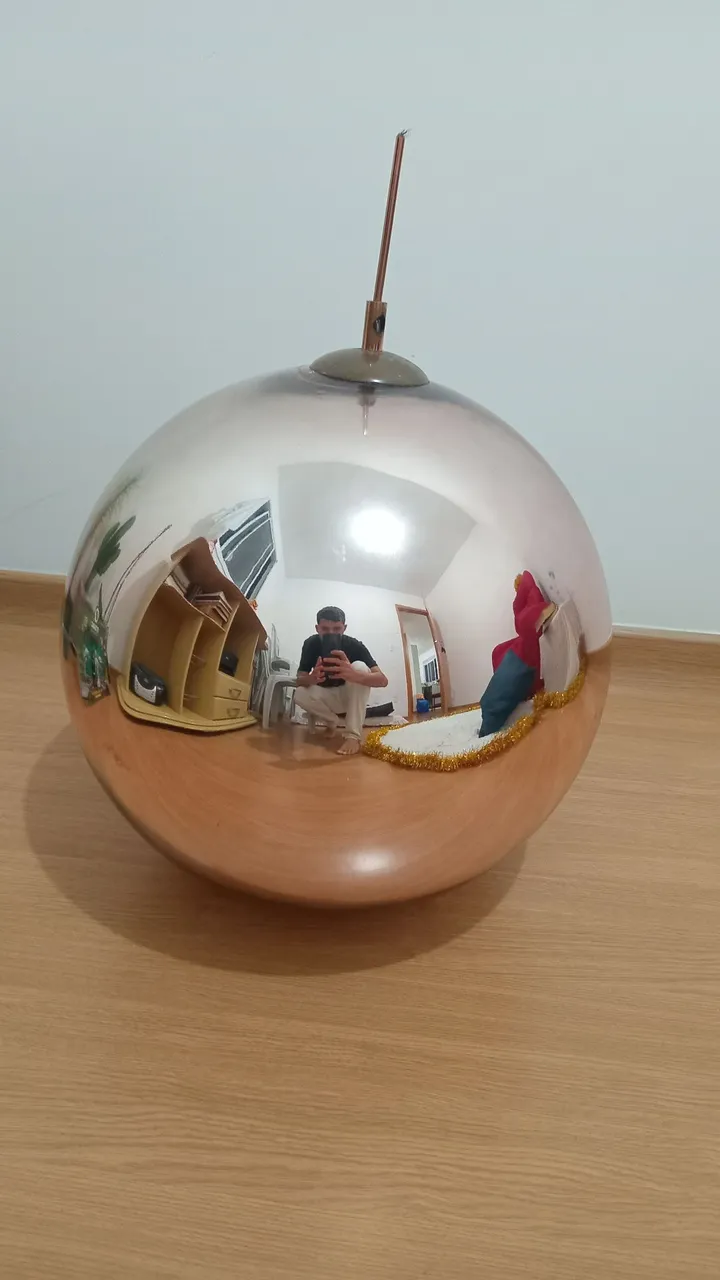Luminária Esférica Decorativo Refletor Gigante