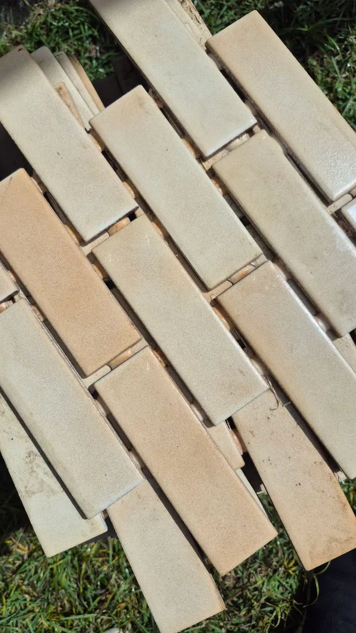 2M Revestimento de parede bold 5x15cm Bric bege Portobello - Foto 3