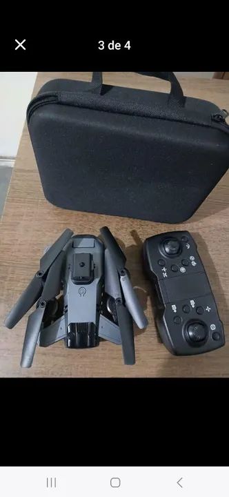 Drone Dobrável com Controle Remoto