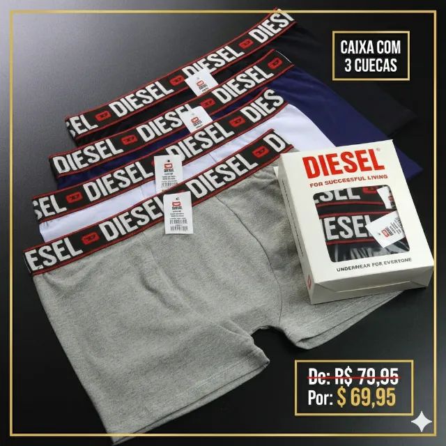3 Cuecas Premium Diesel!!