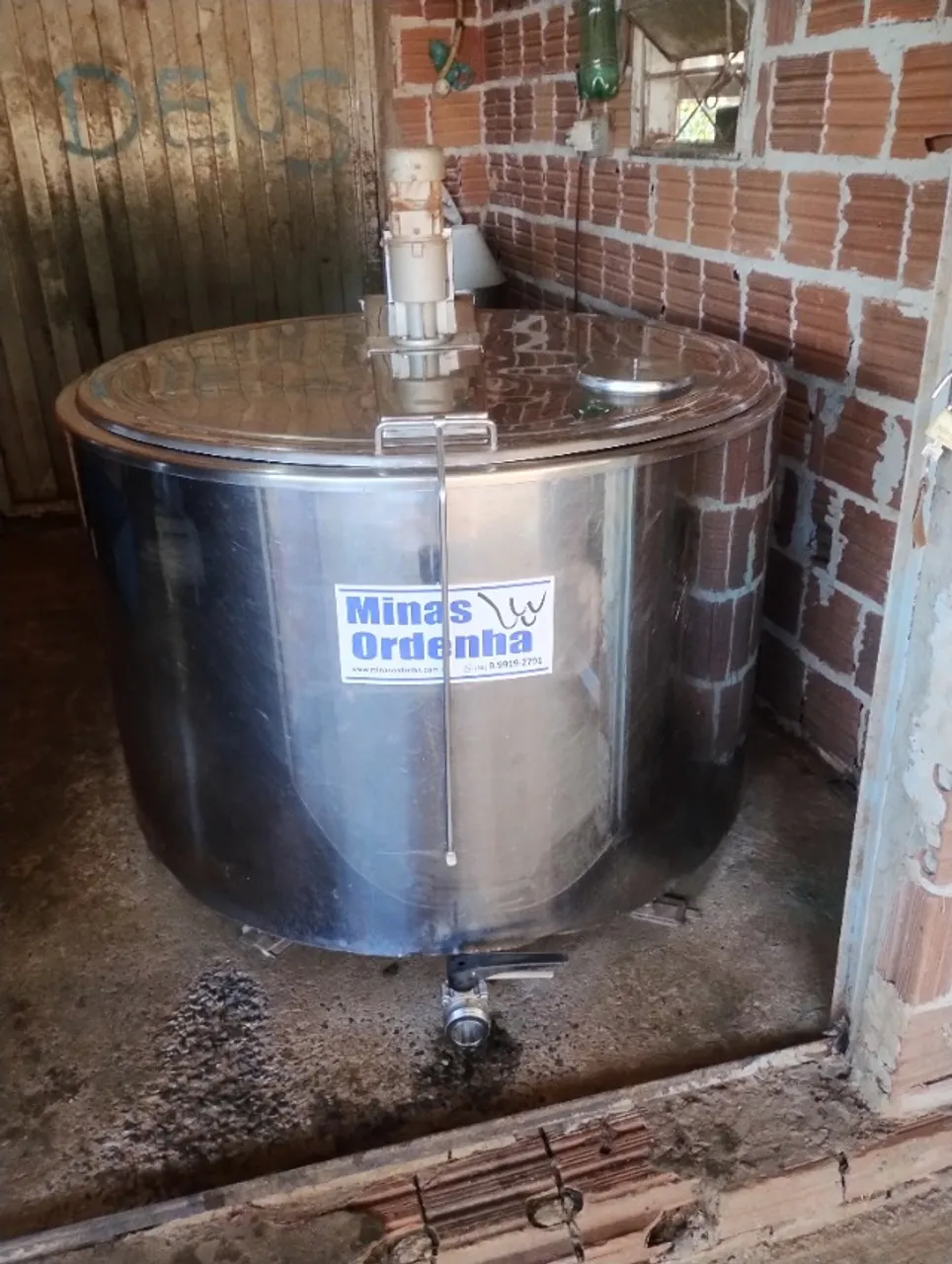 Tanque resfriador de leite 750 Litros 220v balão