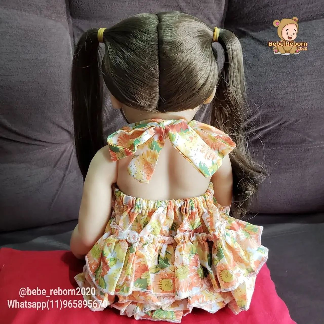 Bebê Reborn Girafinha amarela - Foto 4