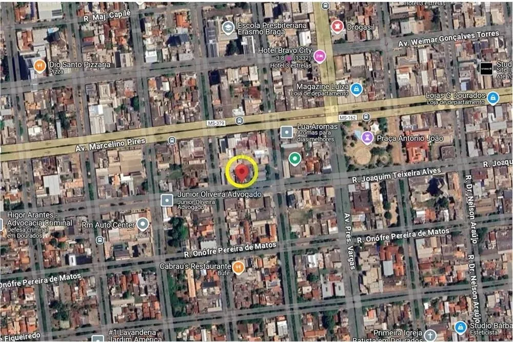 Propriedade Comercial à Venda no Centro de Dourados-MS, a uma quadra da Praça Antônio João
