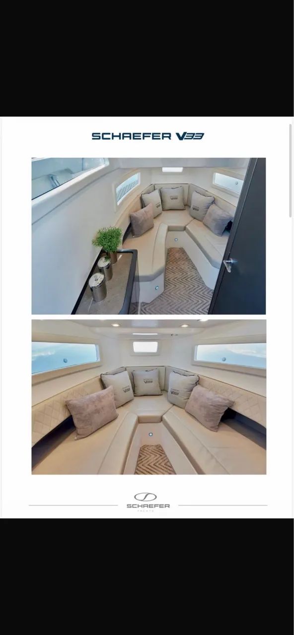 VENDO LANCHA SCHAEFER V33 COM APENAS 130 HORAS - Foto 7