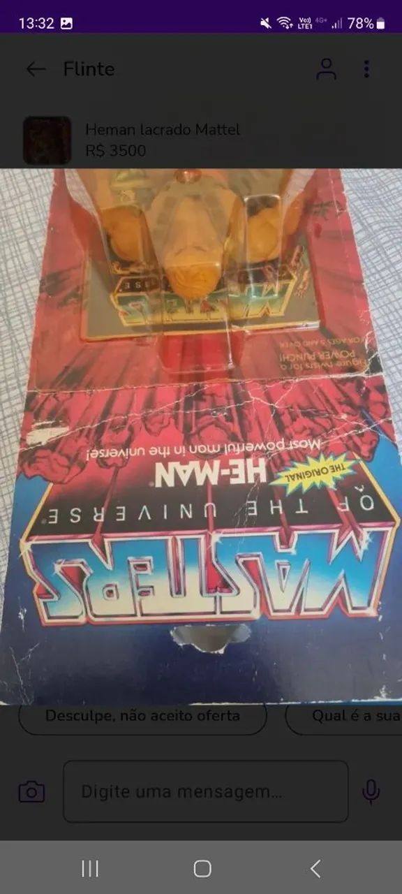 Boneco He-man lacrado Mattel - Foto 2