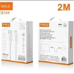 Cabo Tipo-C Para Lightning 30W c/ 2 Metros CB-104