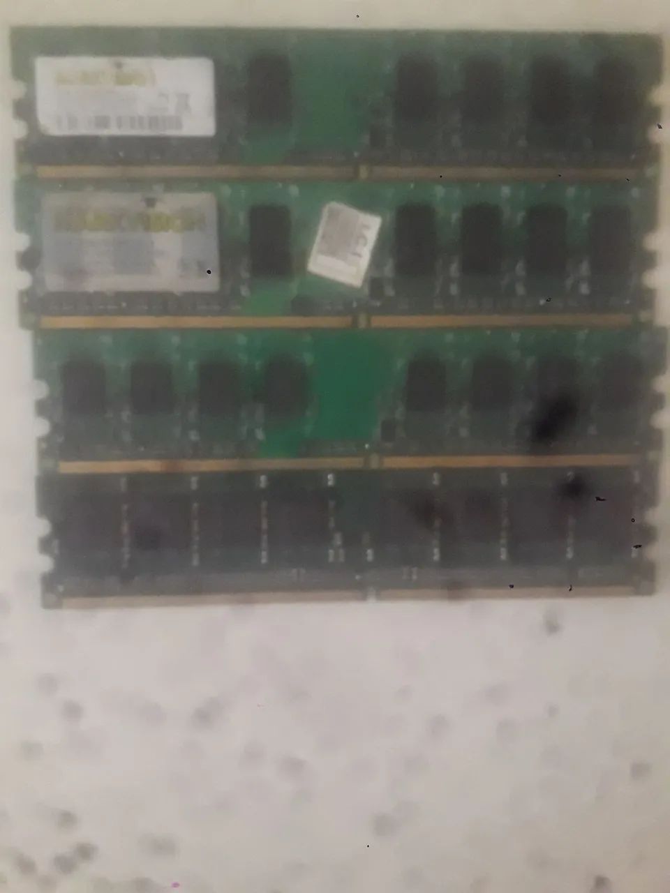 Kit 4  memória  1gb ddr2 667 usado - Foto 3