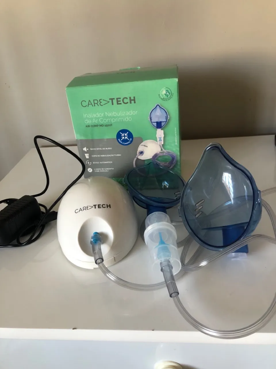 Vendo Nebulizador CareTech, usado somente uma vez.