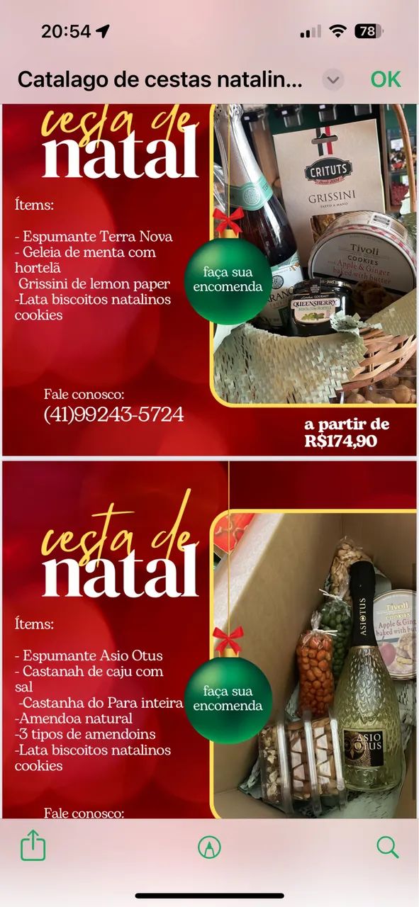 Cesta de Natal  - Foto 2