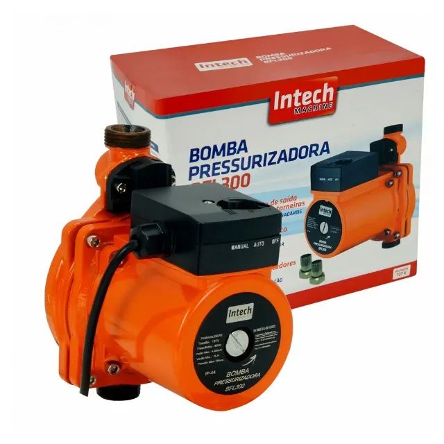 Bomba Dágua Pressurizadora 300w Bfl300 Intech - Foto 3