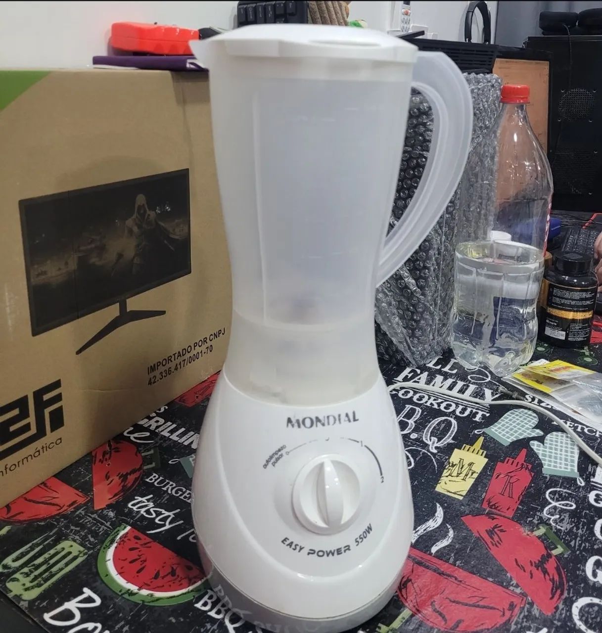 Liquidificador Mondial Easy Power L-550-W - Branco 2 Velocidades 550W - Foto 2