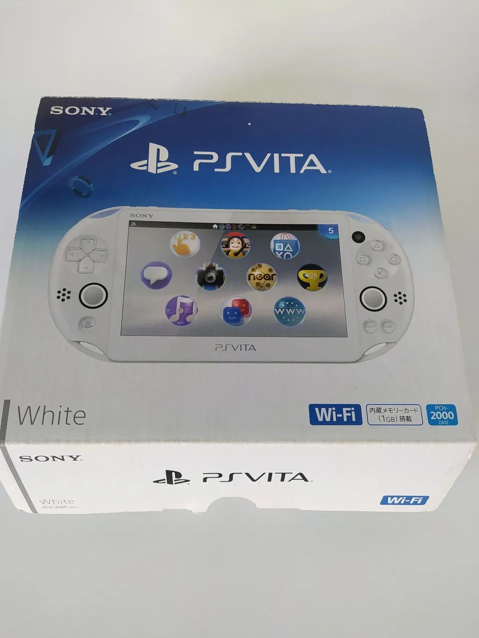 PSVITA SLIM 2000 Desbloqueado Branco na caixa impecável - Consoles