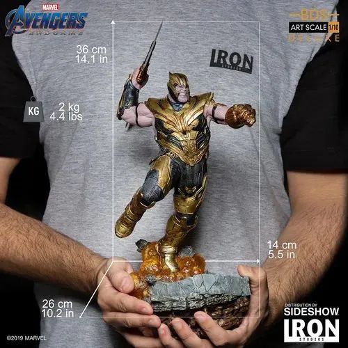Thanos Deluxe - Avengers Endgame - Art Scale 1/10 - Iron Studios - Foto 3