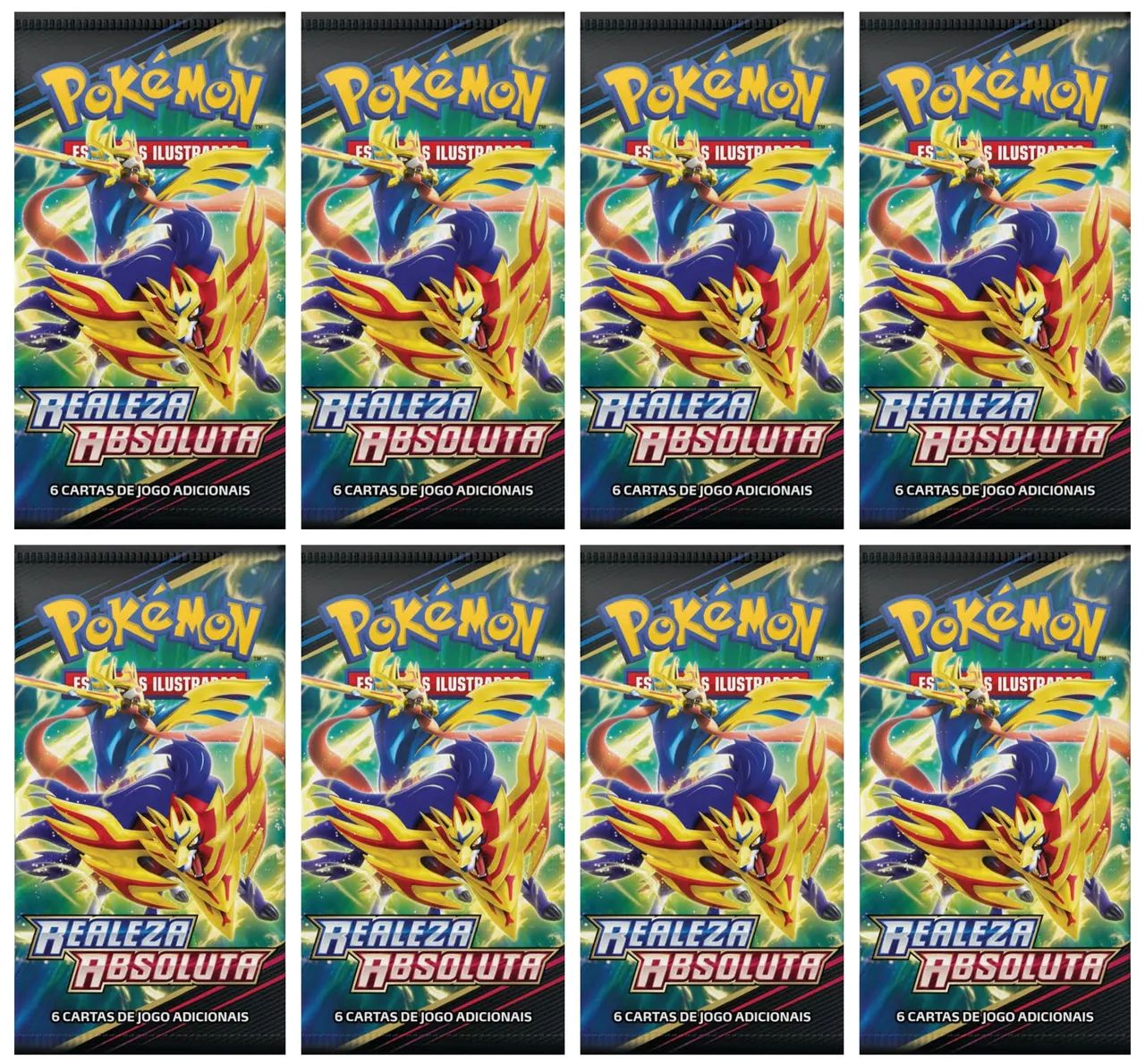 8 Boosters Pokemon TCG - Realeaza Absoluta