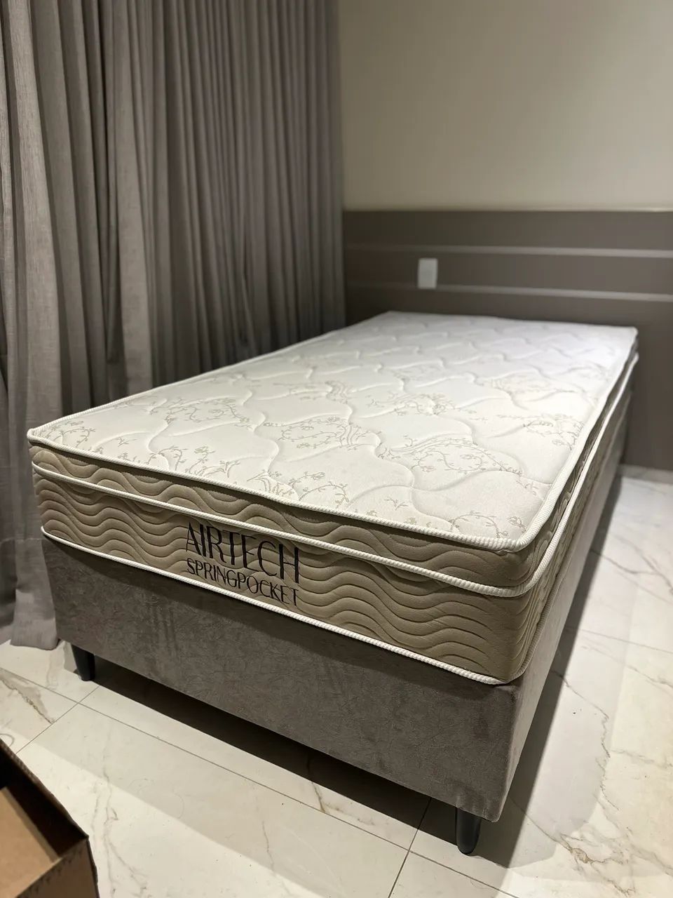 Box AirTech Solteiro 25cm - Qualidade Ortobom!
