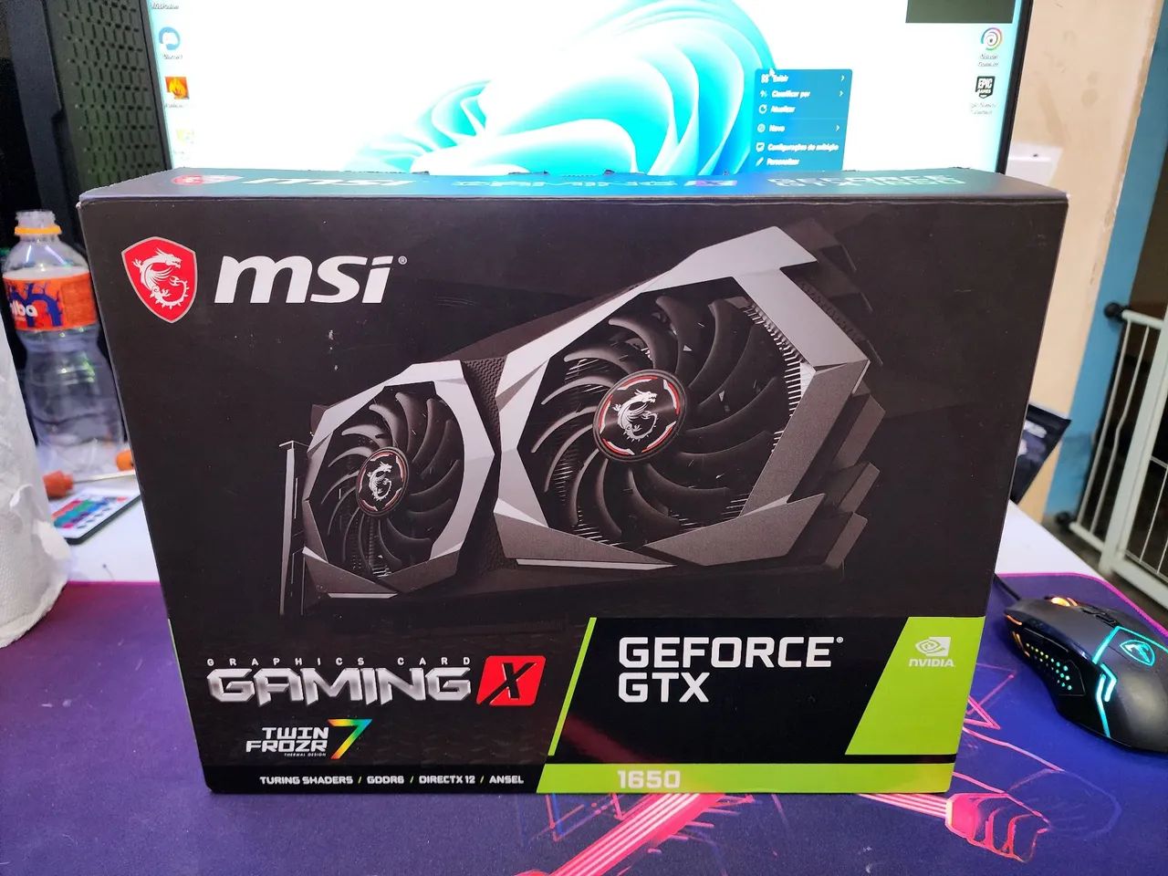 Placa de Vídeo Nvidia GTX 1650 GAMING X Twin Frozr 7 MSI