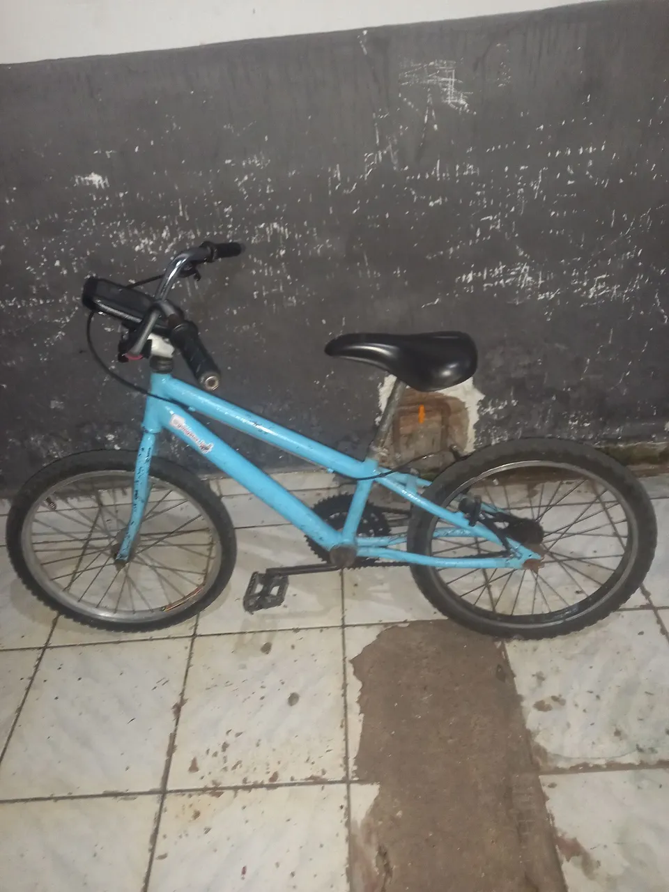 Bicicleta infantil azul