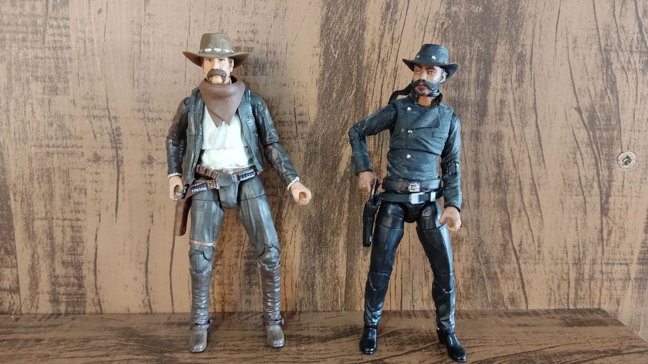 Action Figures bonecos Cowboys peças únicas