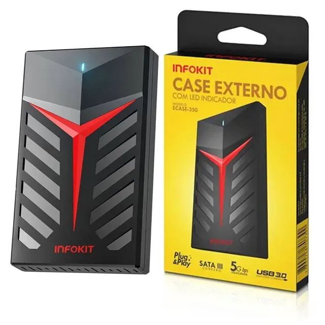 Case para HD SATA III USB 3.0 [NOVO] - Foto 2