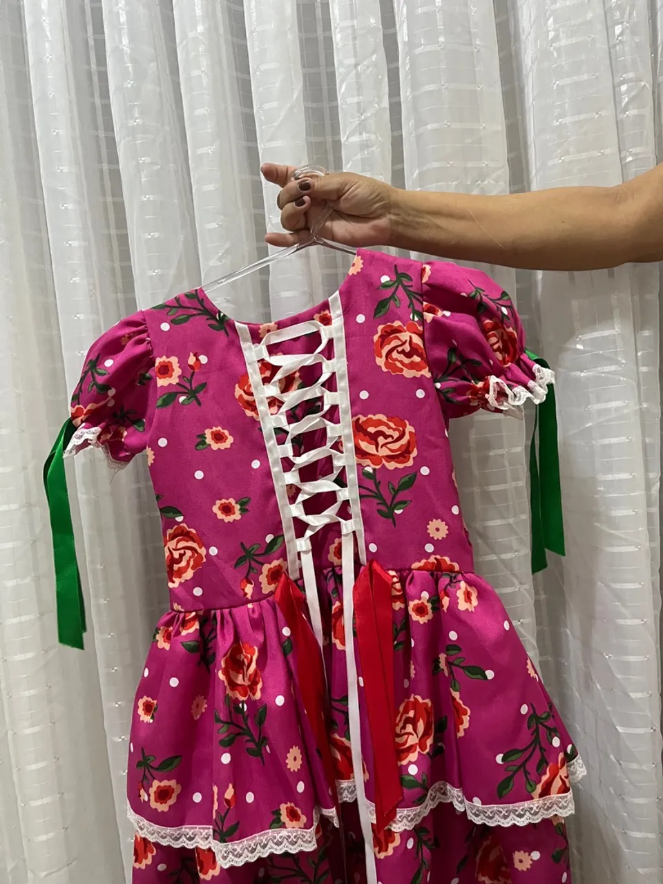 Vestido Infantil Festa Junina - Novo!