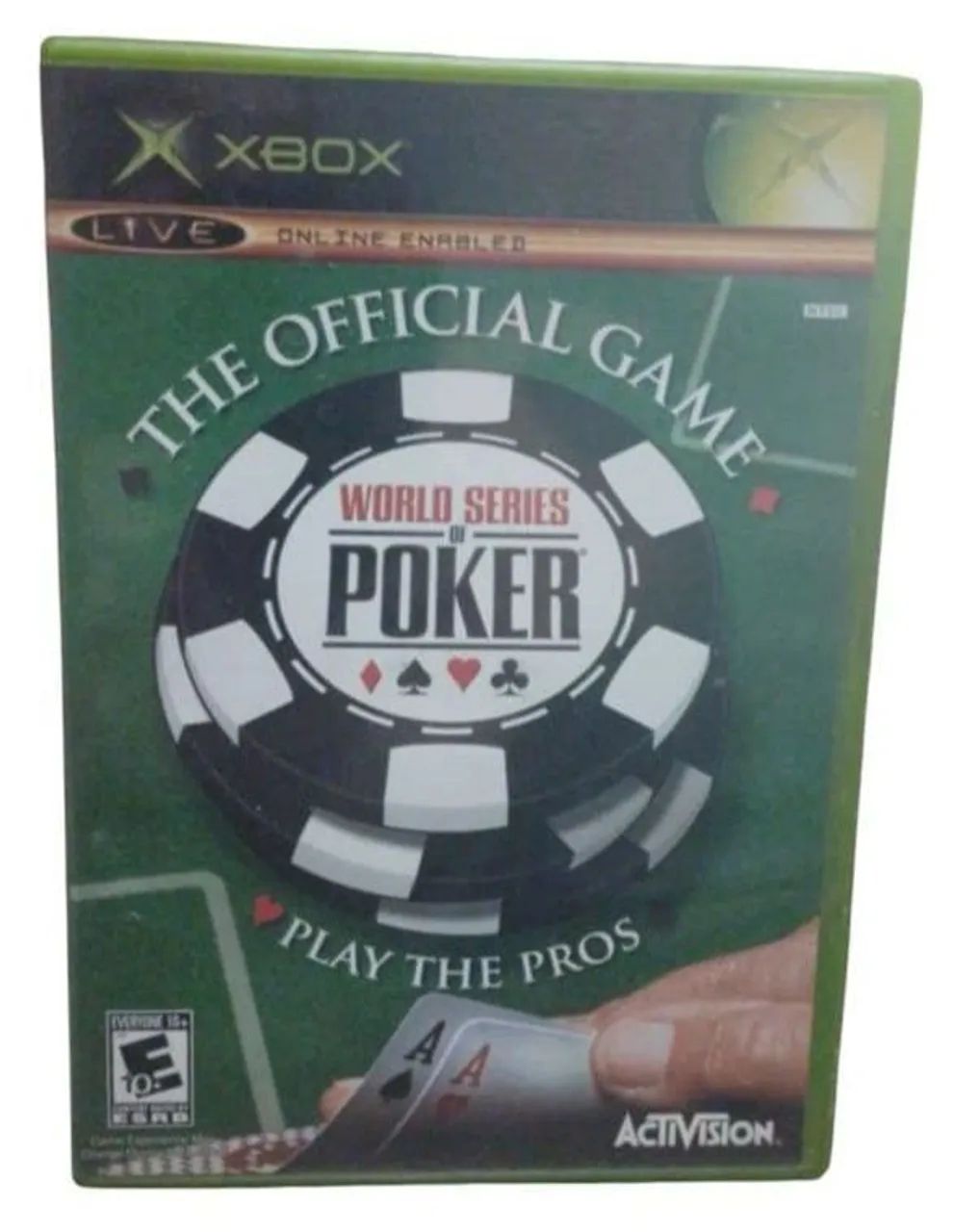 Jogo de Xbox the official game world series poker play the pros